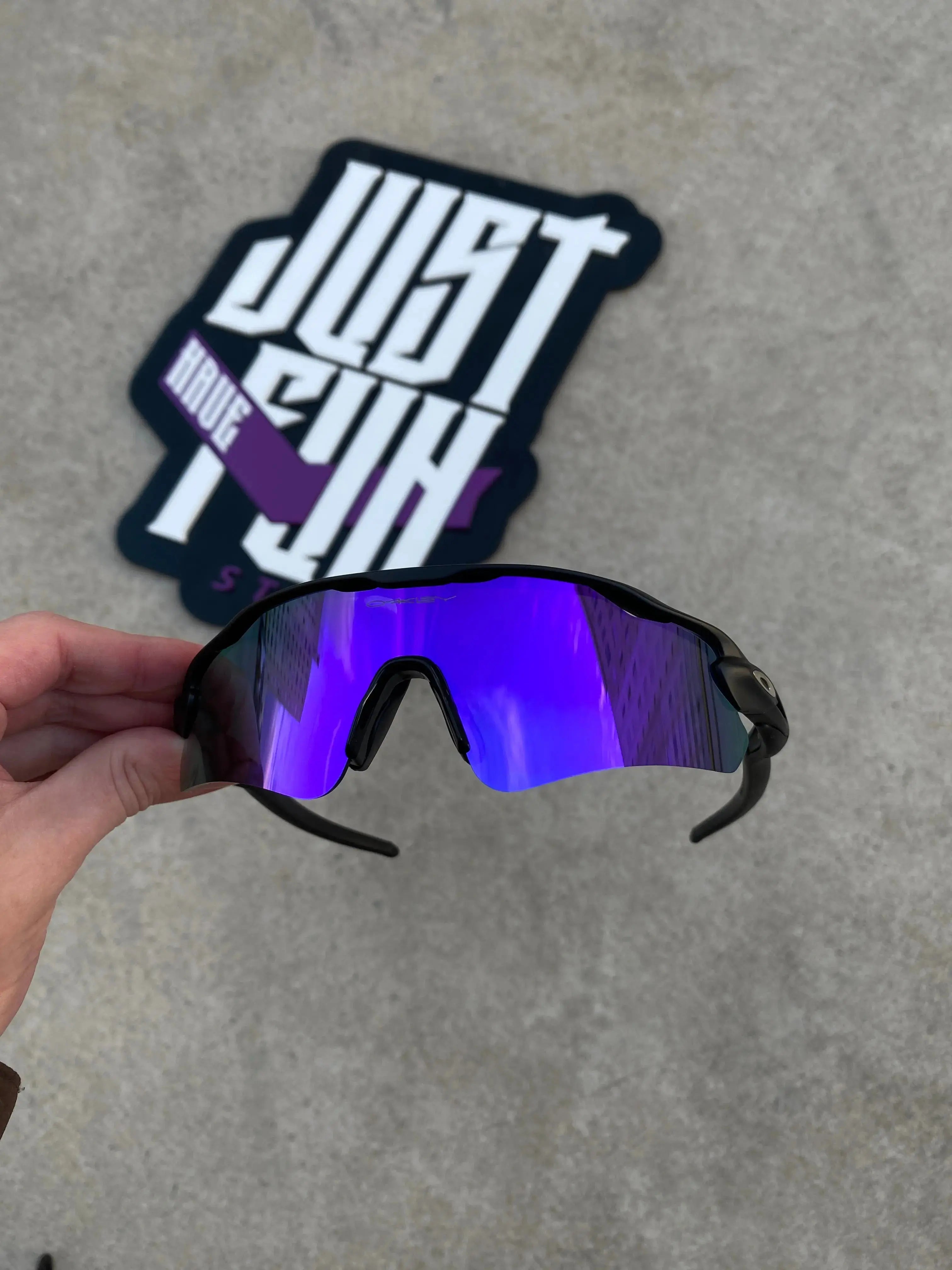 Óculos de Sol Radar EV Preta Purple (2x1)