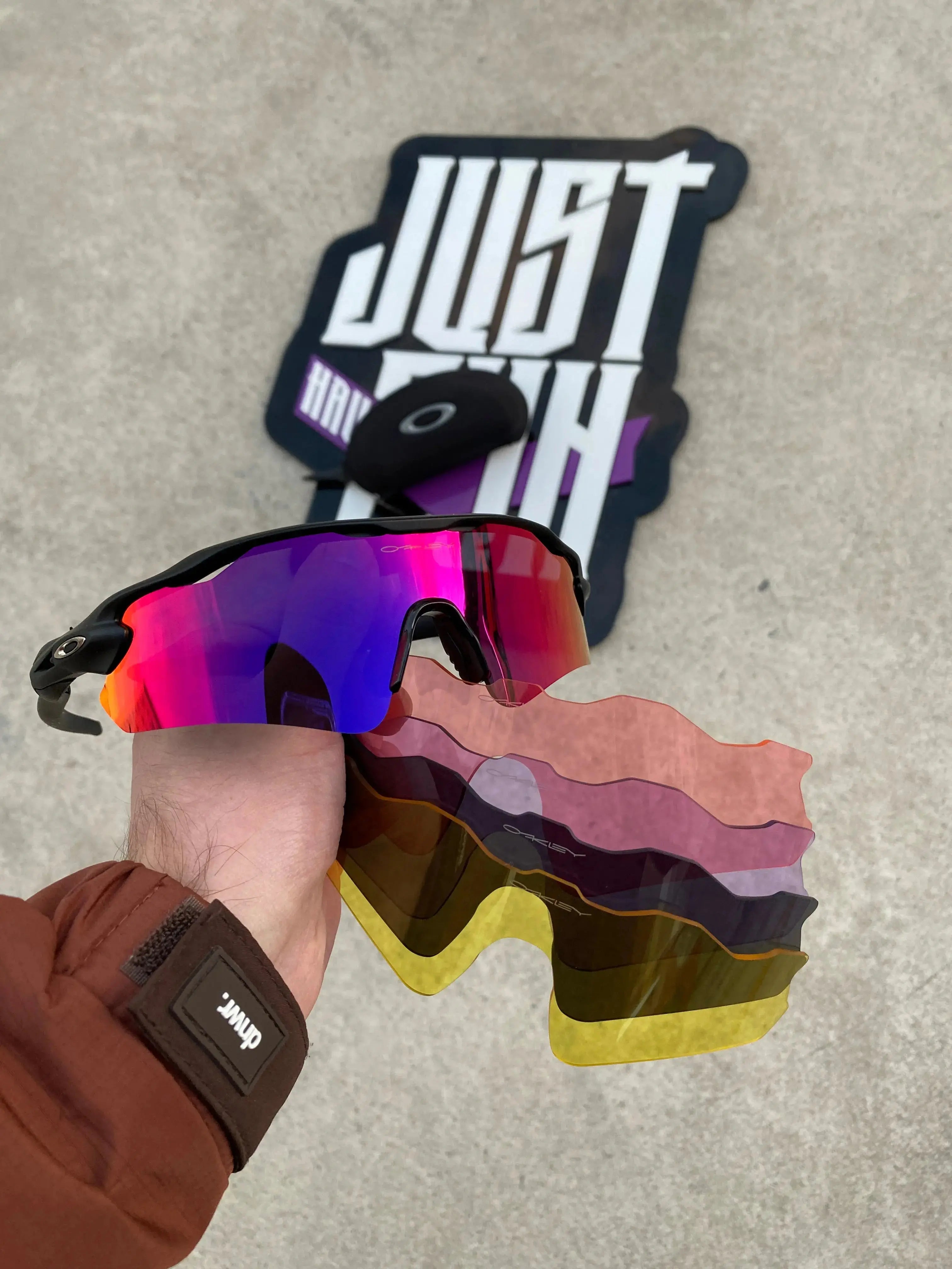 Radar EV Preta Tanzanite + Kit de Lentes e Case