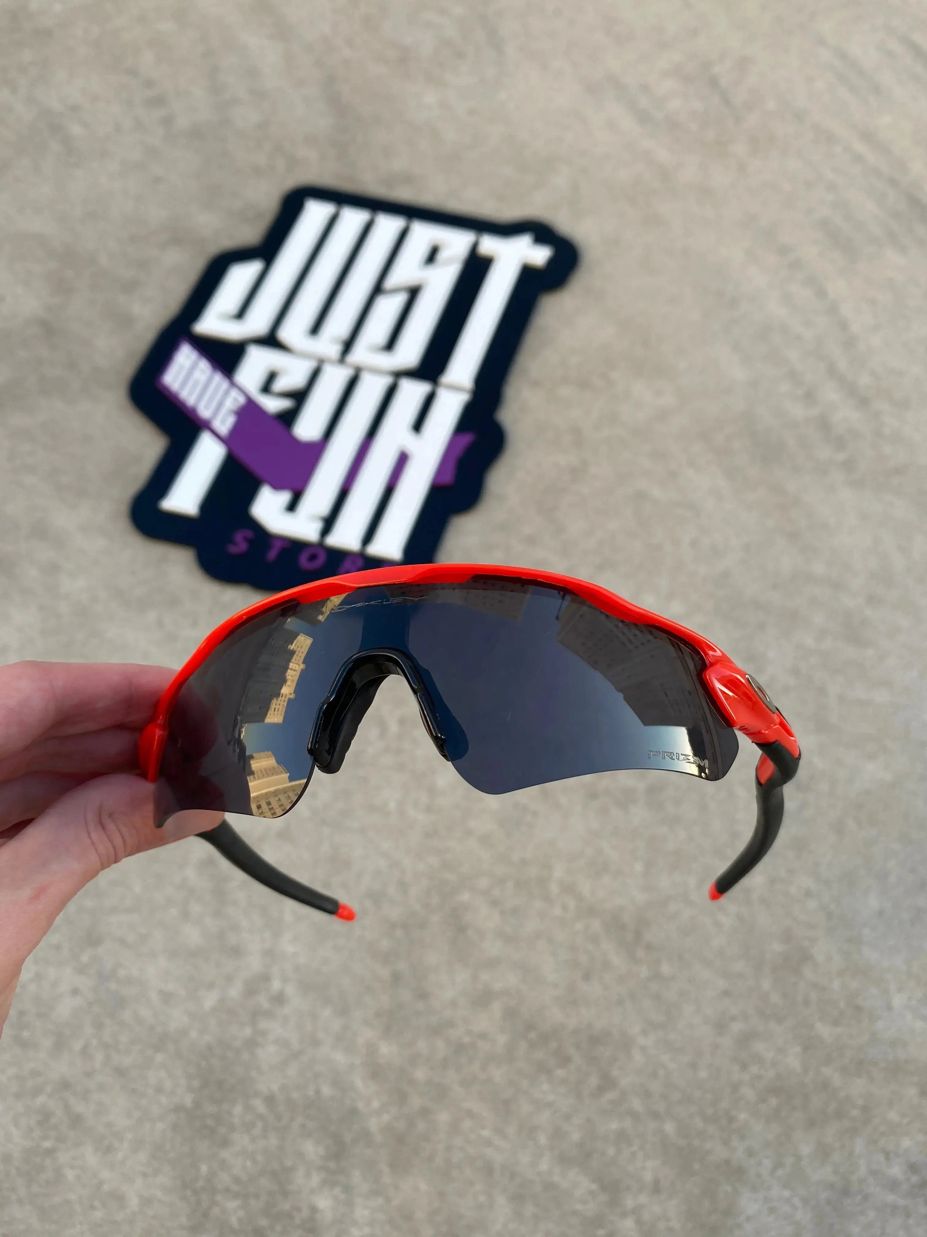Óculos de Sol Radar Ev Red Kit Preto Black