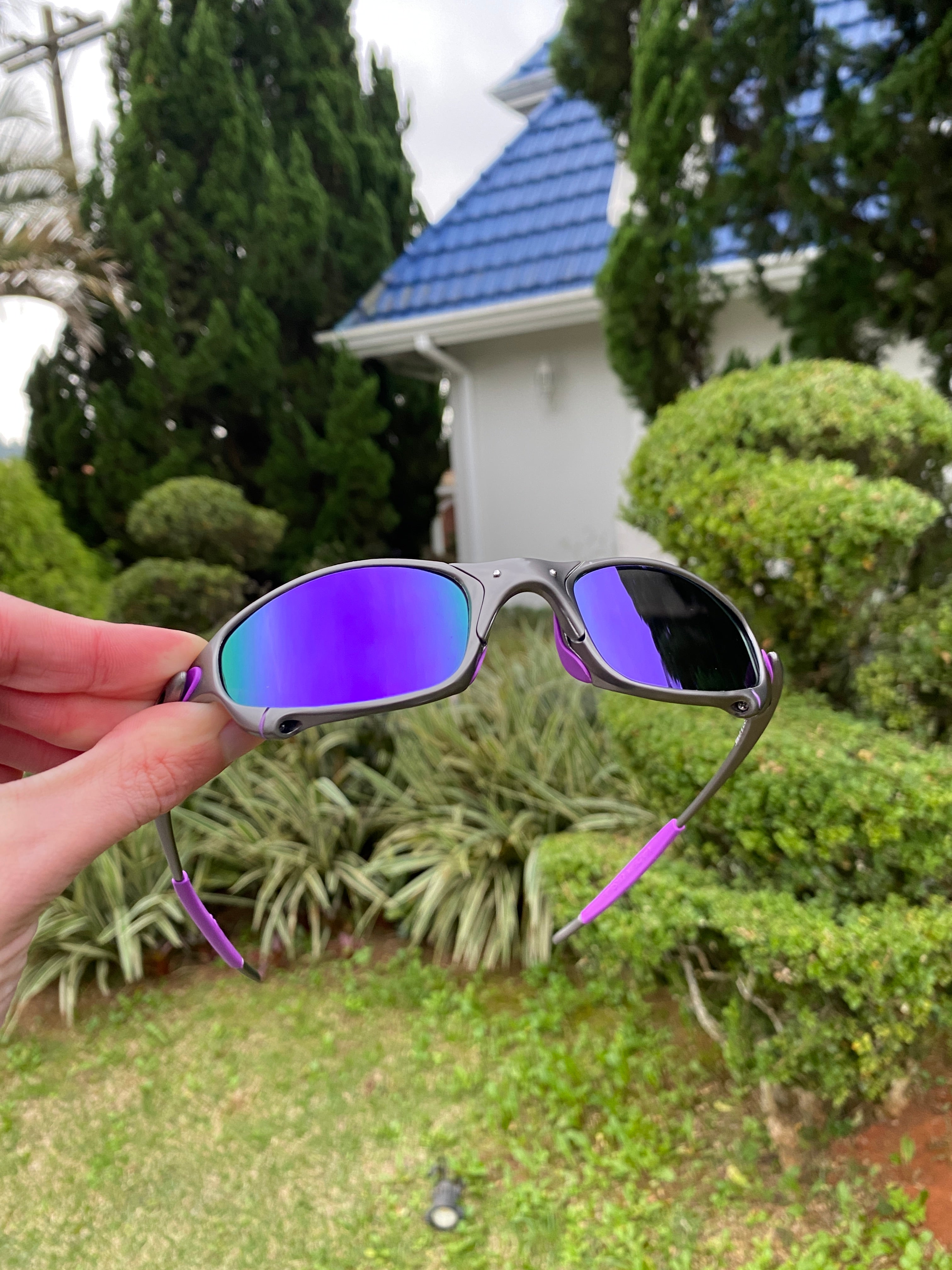 Óculos de Sol Juliet Polished Roxa - SALE