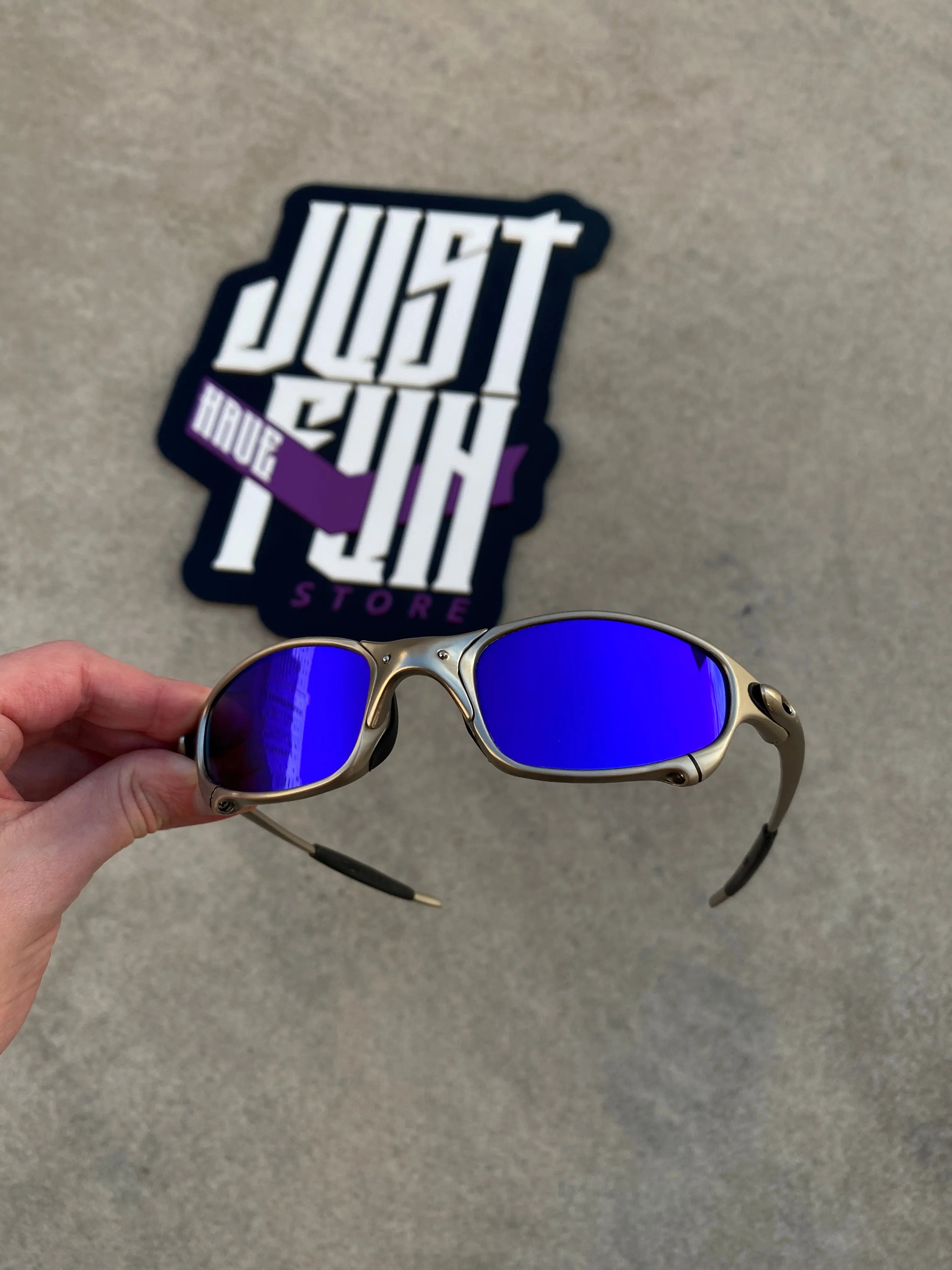 Juliet Plasma Neon Blue Kit Preto - SALE