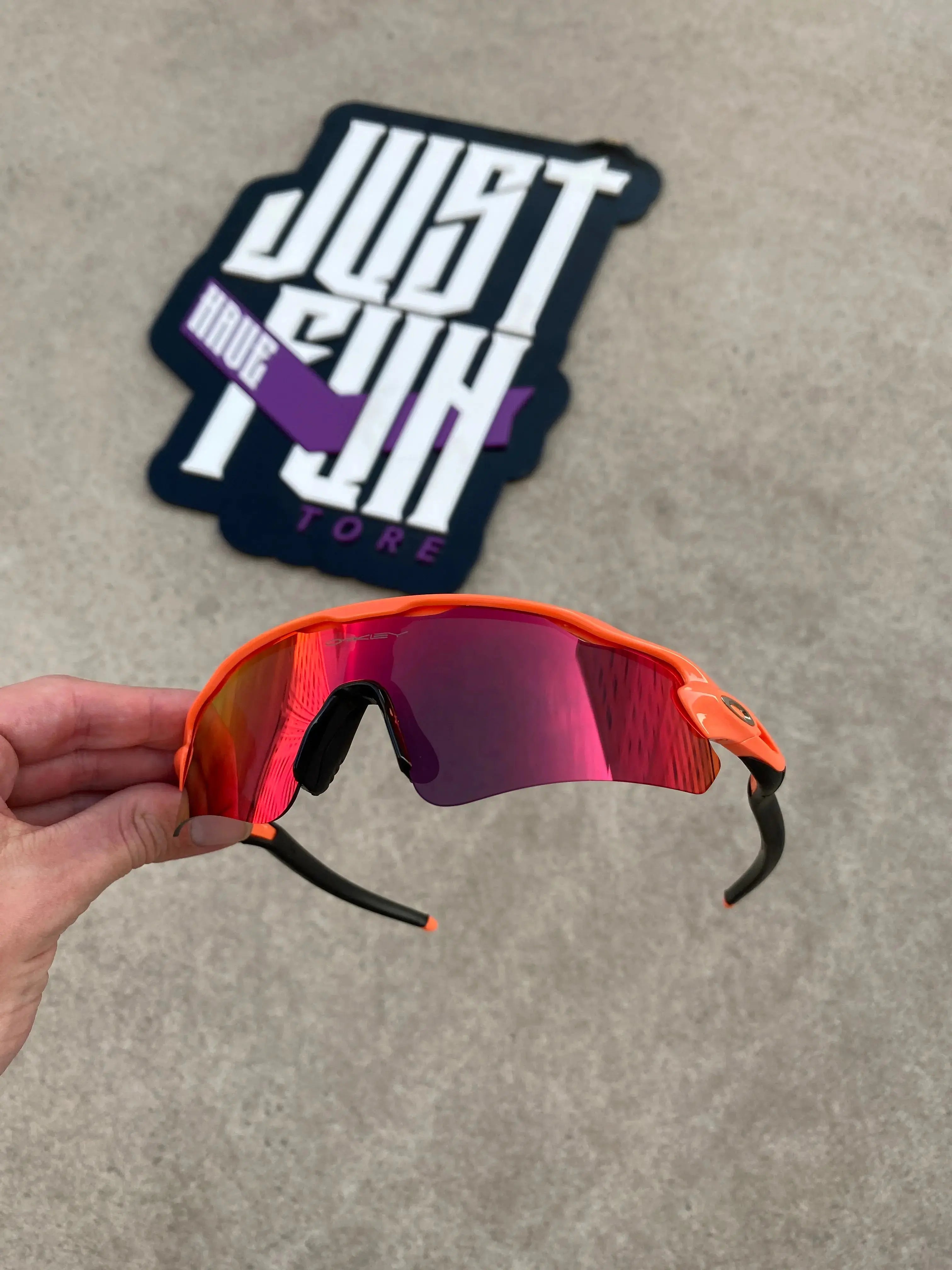 Óculos de Sol Radar Ev Orange Dark Ruby (2x1)