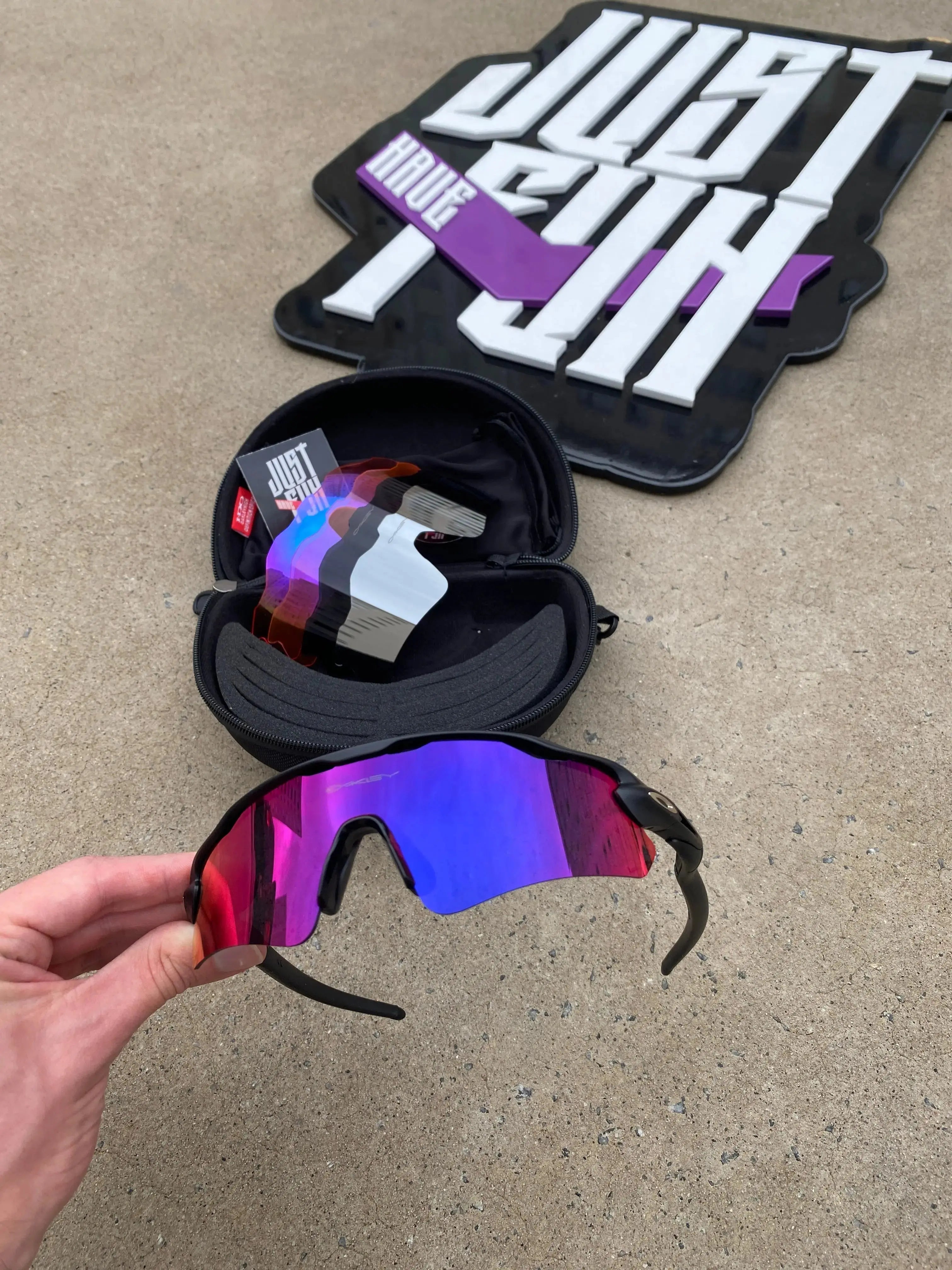 Óculos de Sol Radar Ev Tanzanite + Super Kit de Lentes com Case
