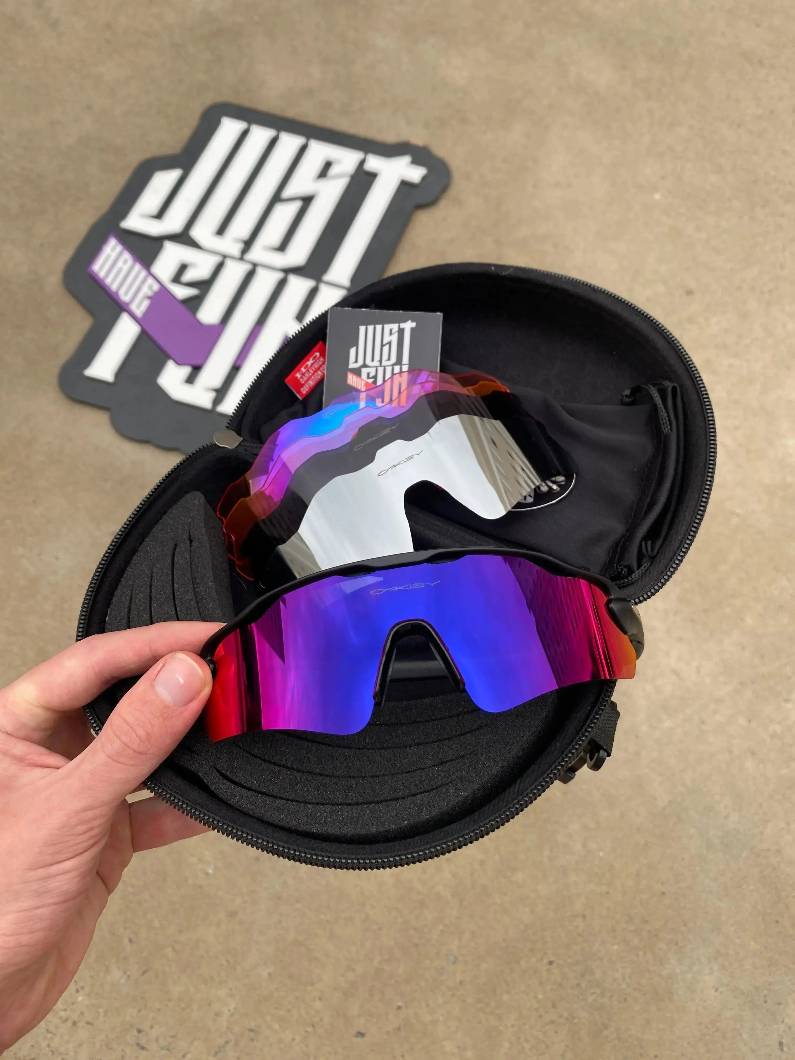 Óculos de Sol Radar Ev Tanzanite + Super Kit de Lentes com Case