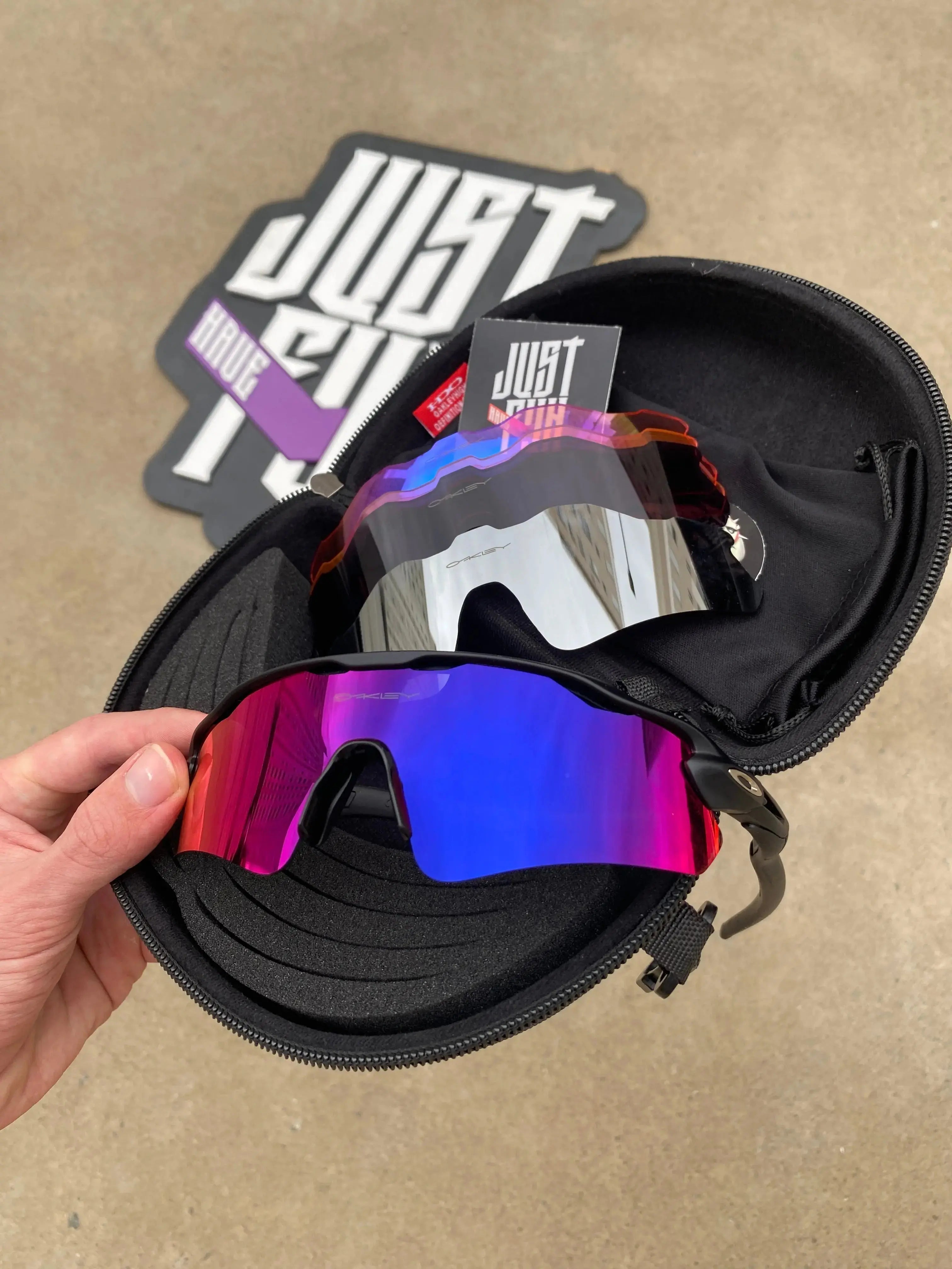Óculos de Sol Radar Ev Tanzanite + Super Kit de Lentes com Case