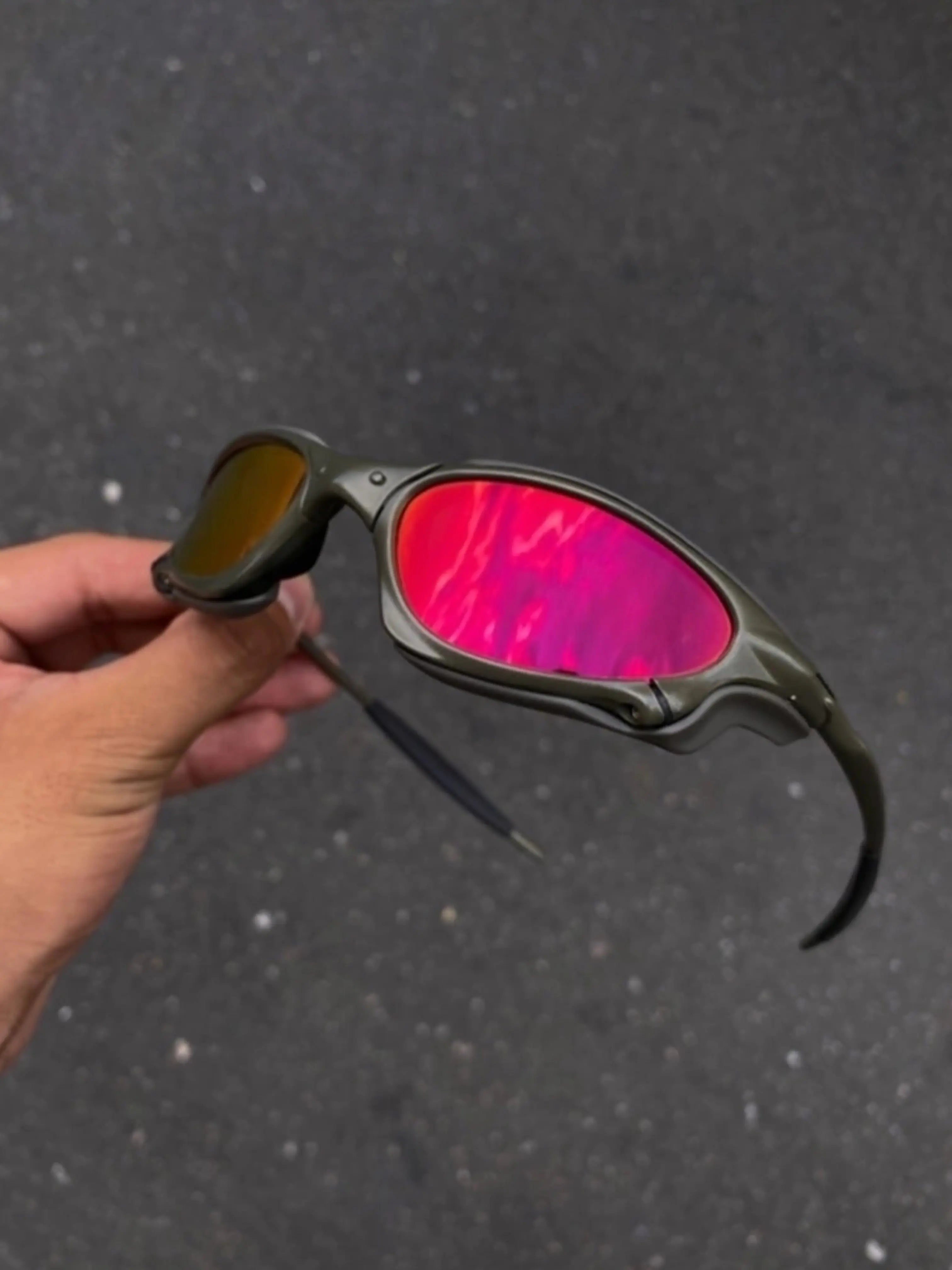 Penny Premium Xmetal Lentes Ruby Kit Preto + Side Cinza + Brinde Surpresa