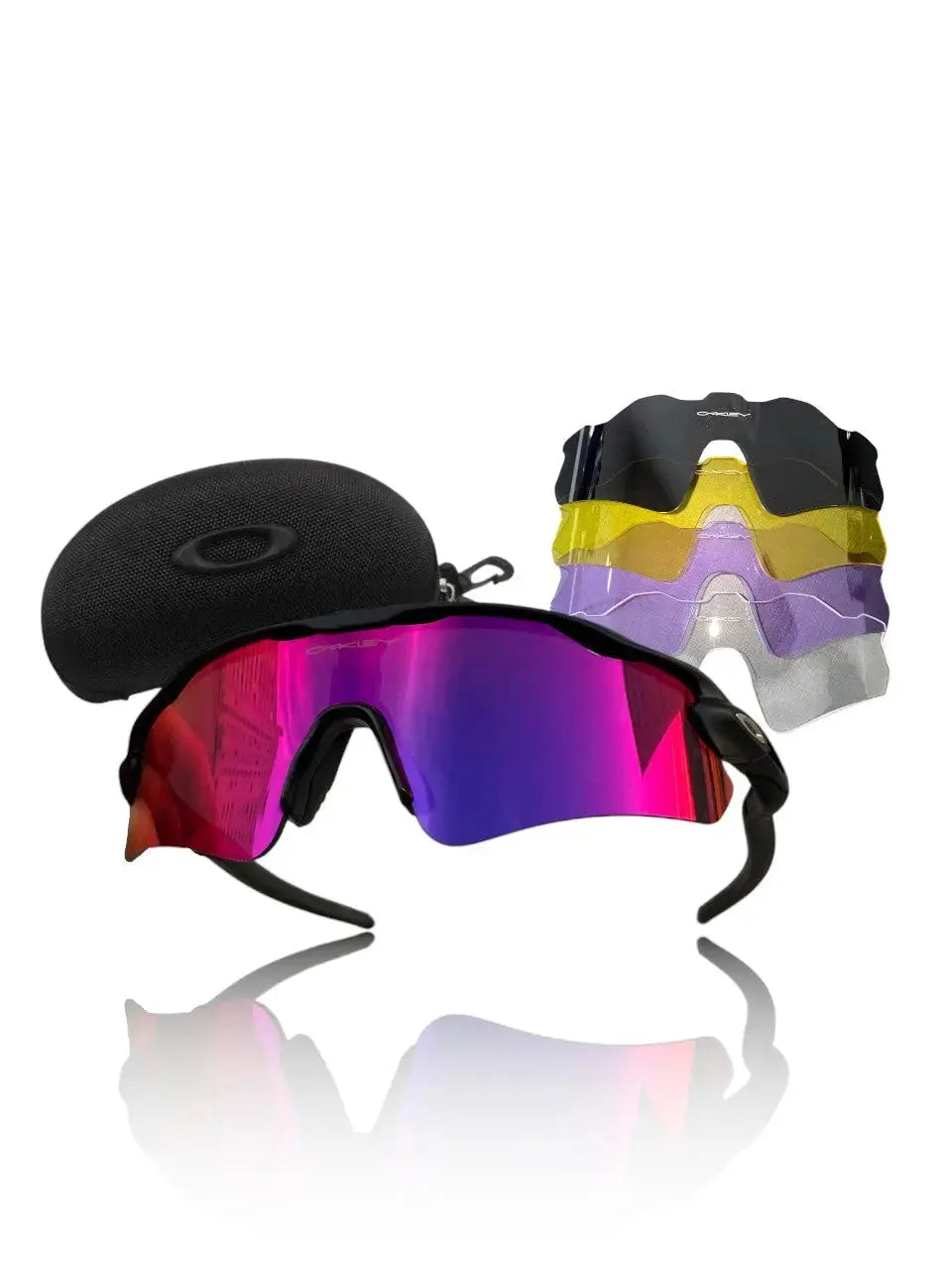 Óculos de Sol Radar EV Preta Tanzanite + Kit