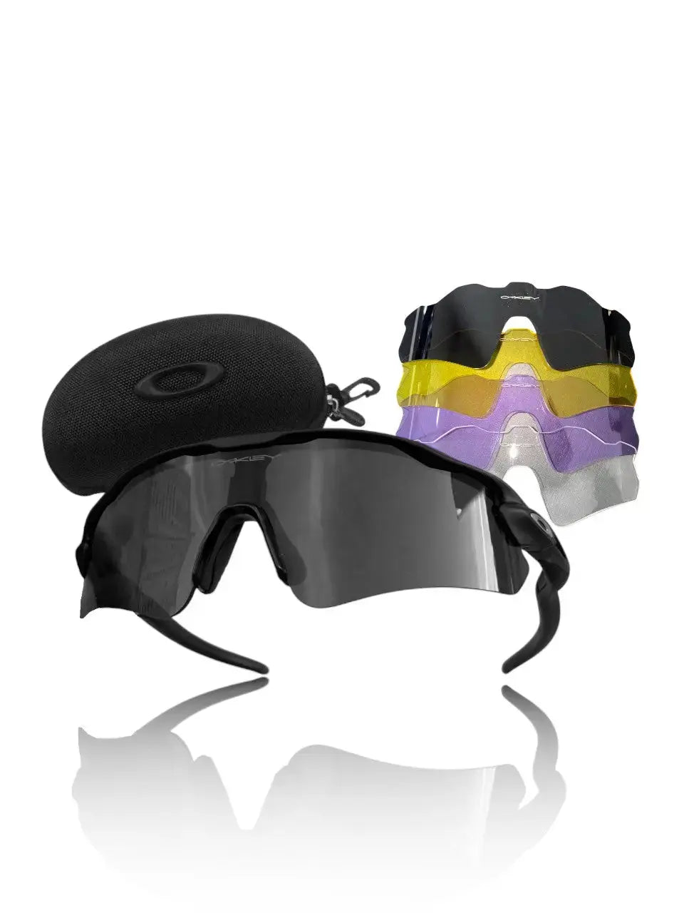 Óculos de Sol Radar Ev Preta + Kit