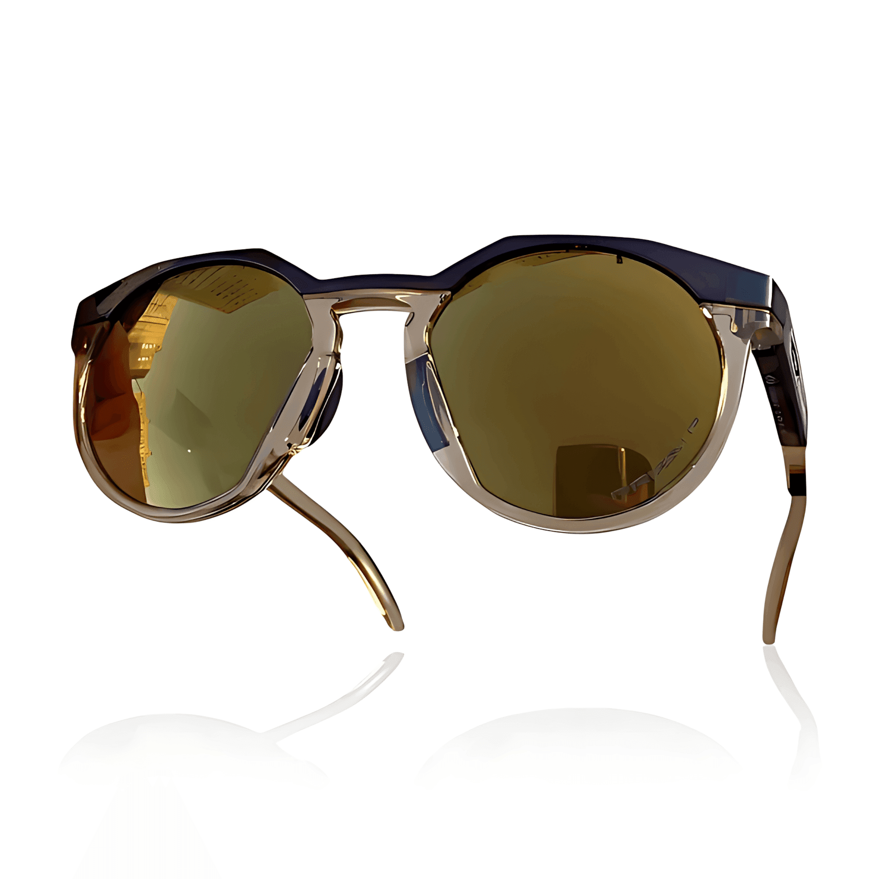 HSTN — Marrom Cristal Lentes Gold