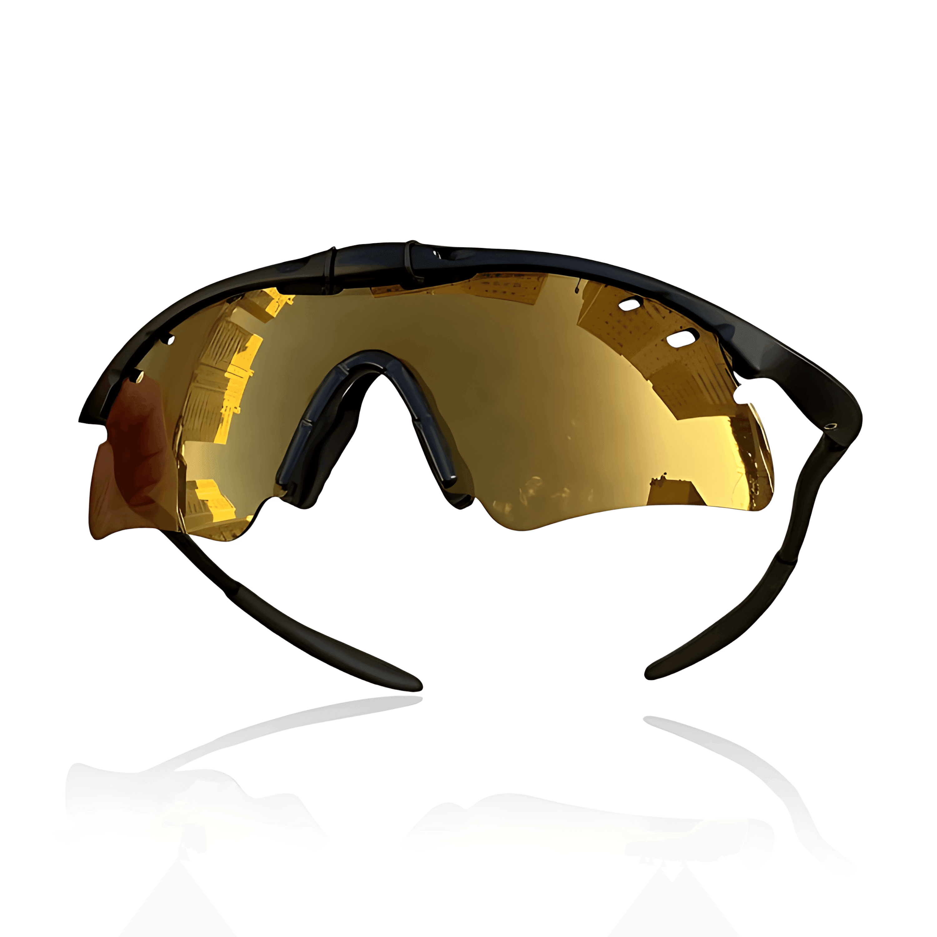 M Frame — Preta Lente Gold Café