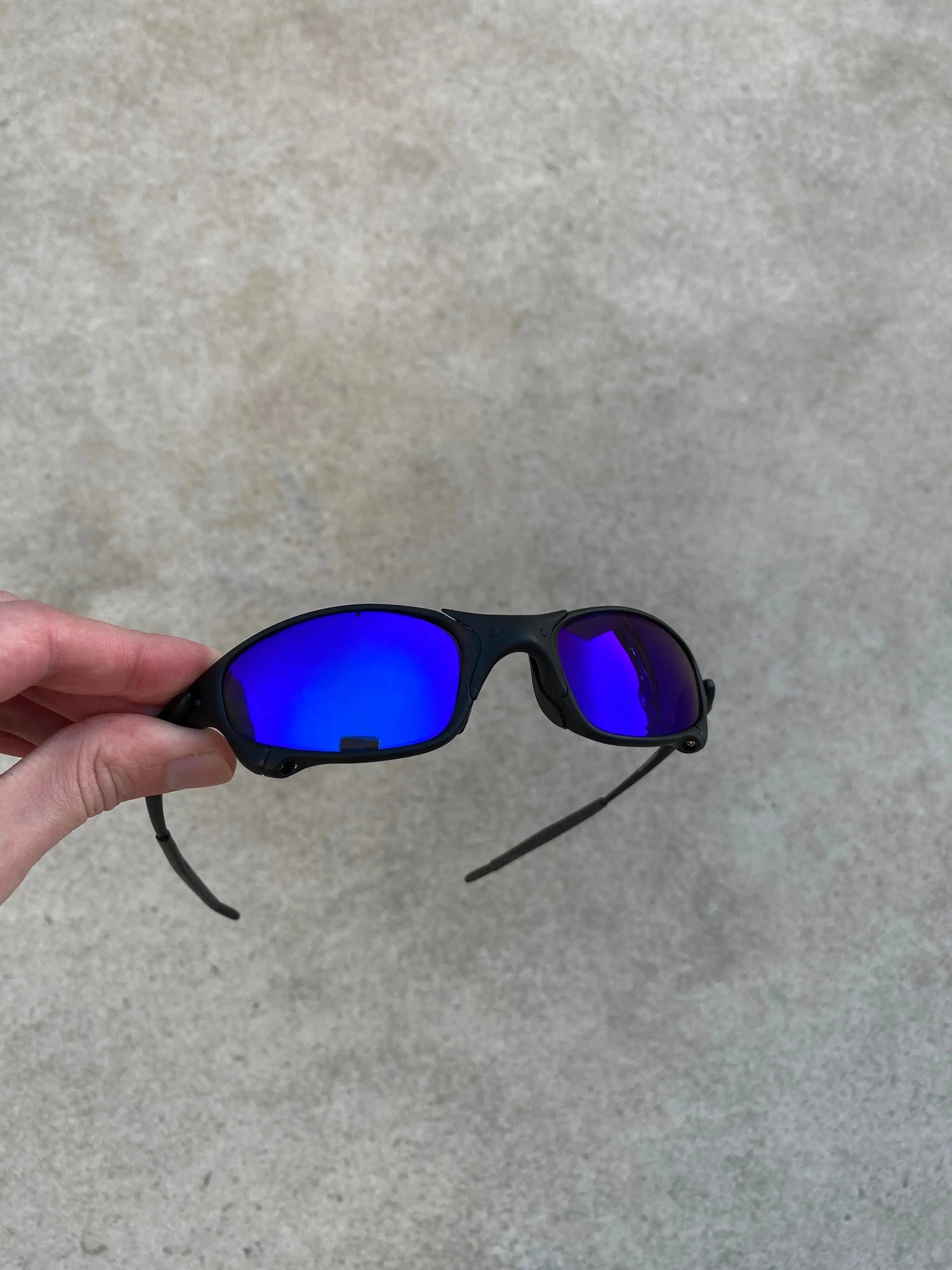Óculos de Sol Juliet Premium Carbon Neon Blue