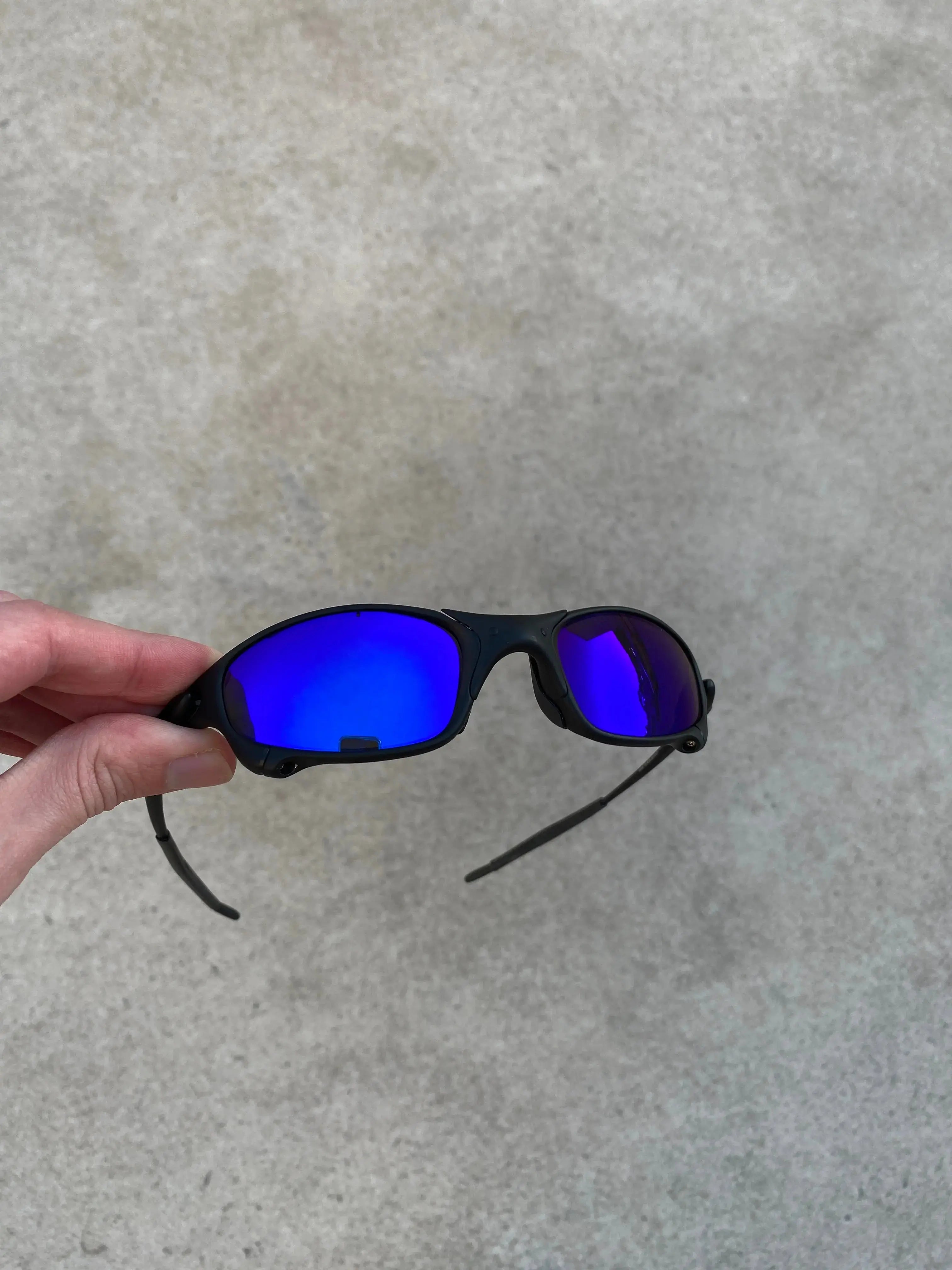 Óculos de Sol Juliet Premium Carbon Neon Blue