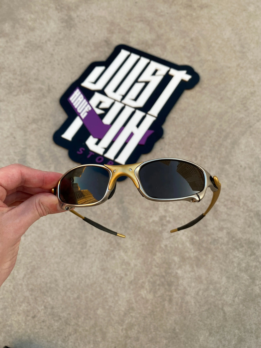 Óculos de Sol Juliet Premium 24K Preta