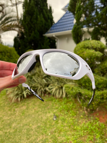 Óculos de Sol Lateralis Branca Metallic - SALE