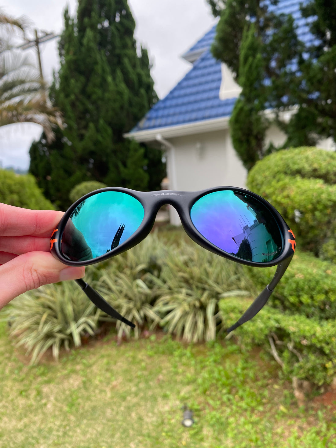 Óculos de Sol Eye Jacket Flame Preta Roxa - SALE