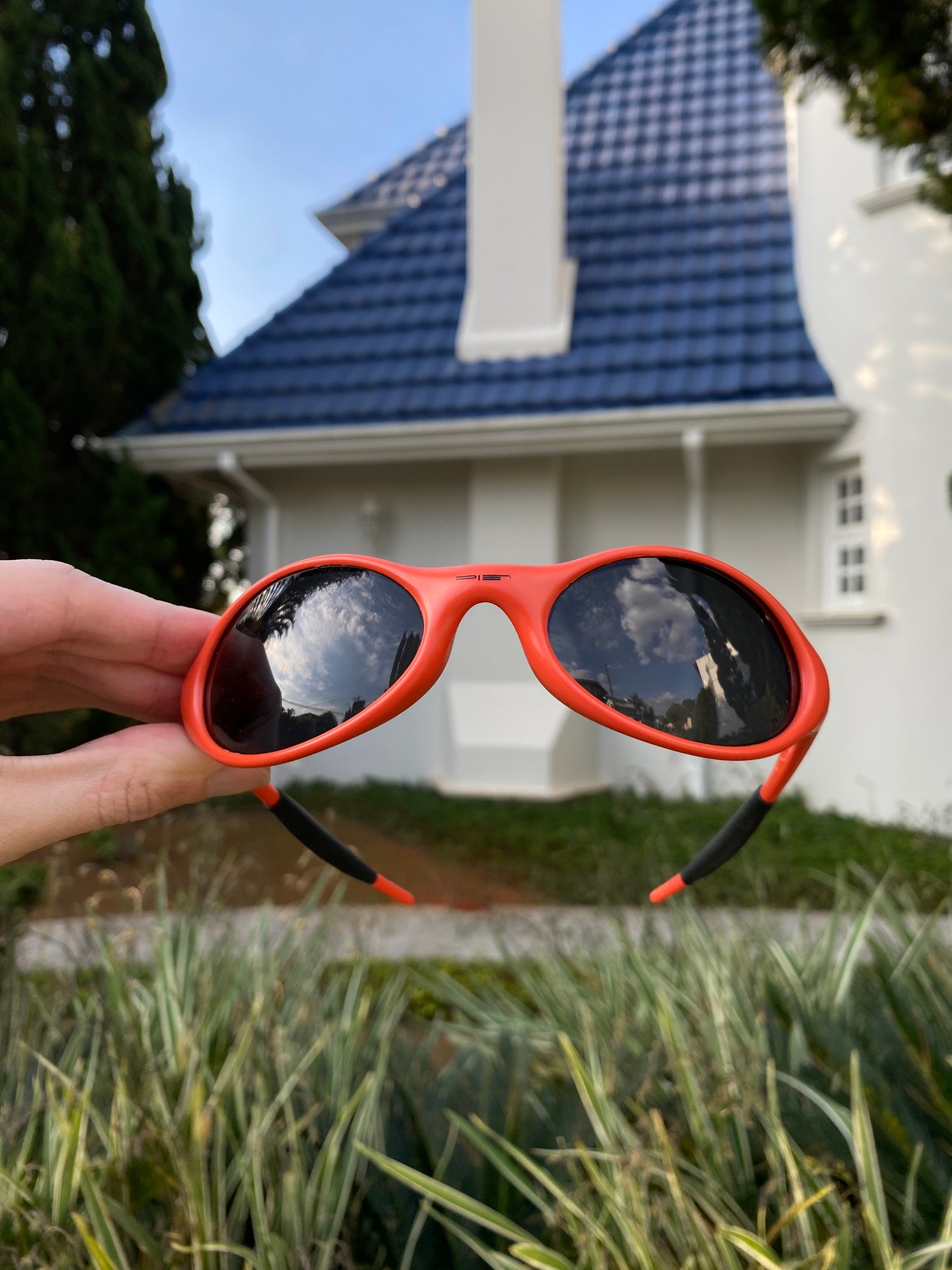 Óculos de Sol Eye Jacket Laranja Preta - SALE