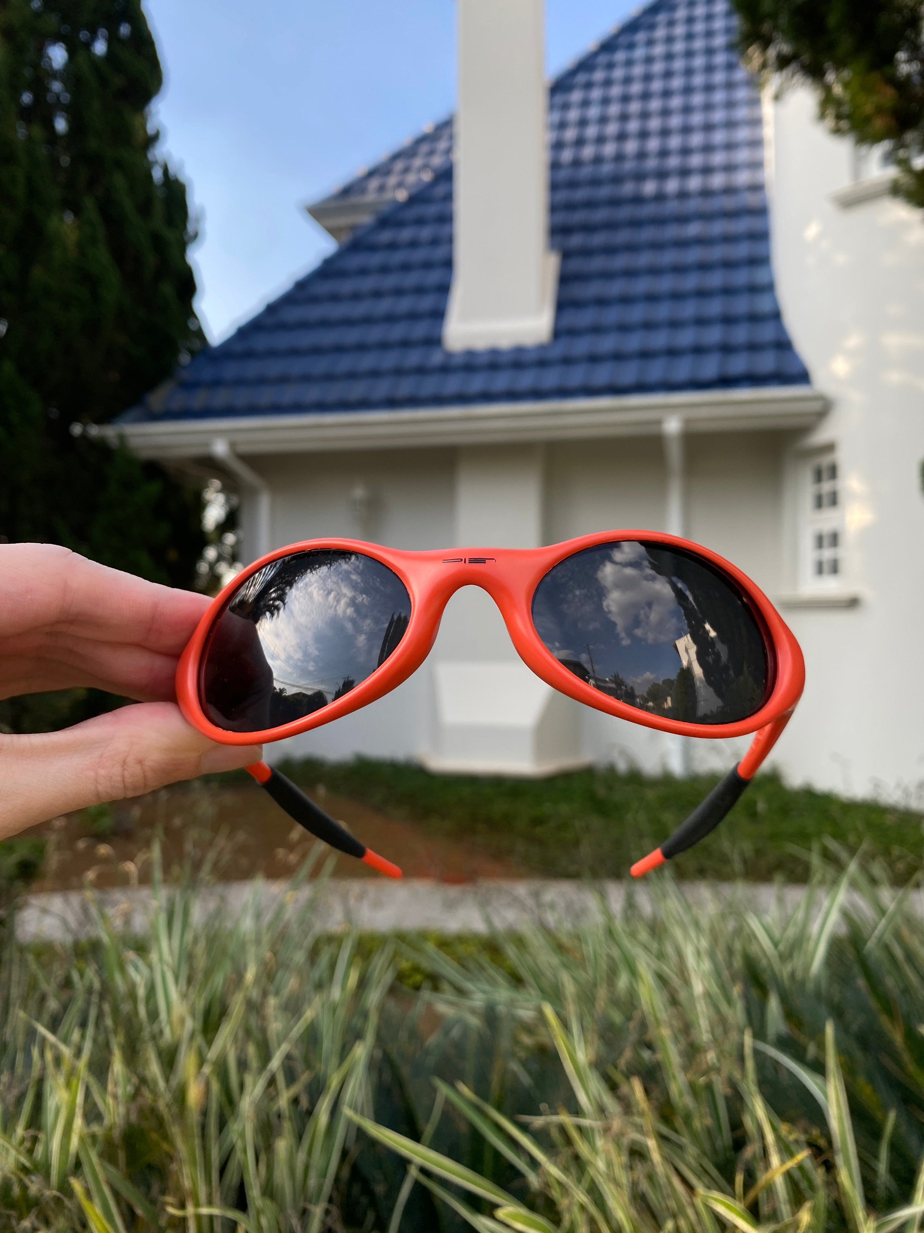 Óculos de Sol Eye Jacket Laranja Preta - SALE