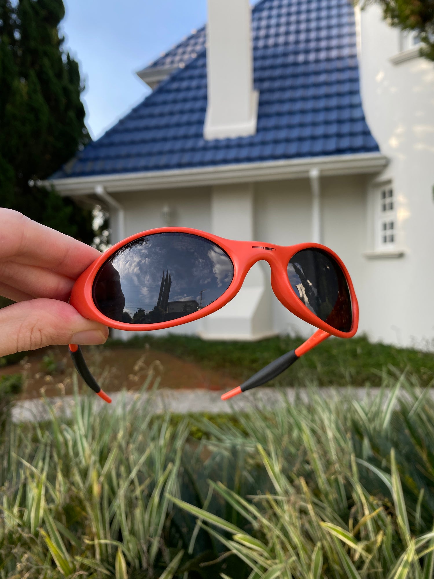 Óculos de Sol Eye Jacket Laranja Preta - SALE