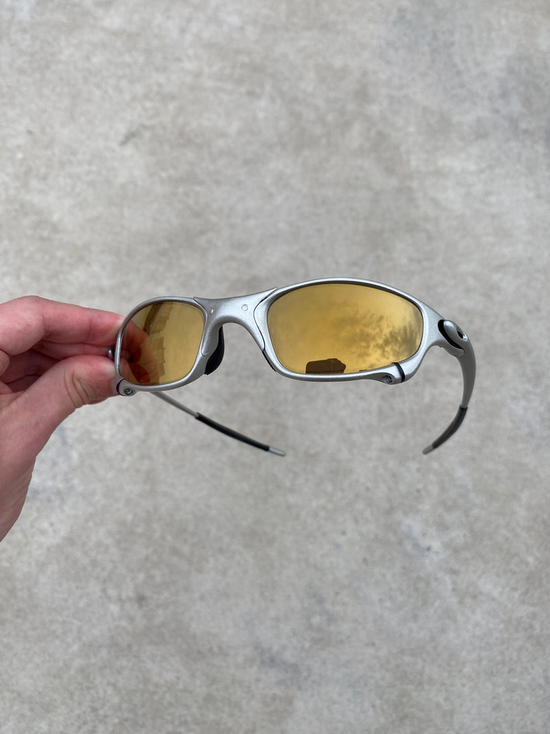 Oakley Juliet X Metal Titanium Gold Iridium Sunglasses