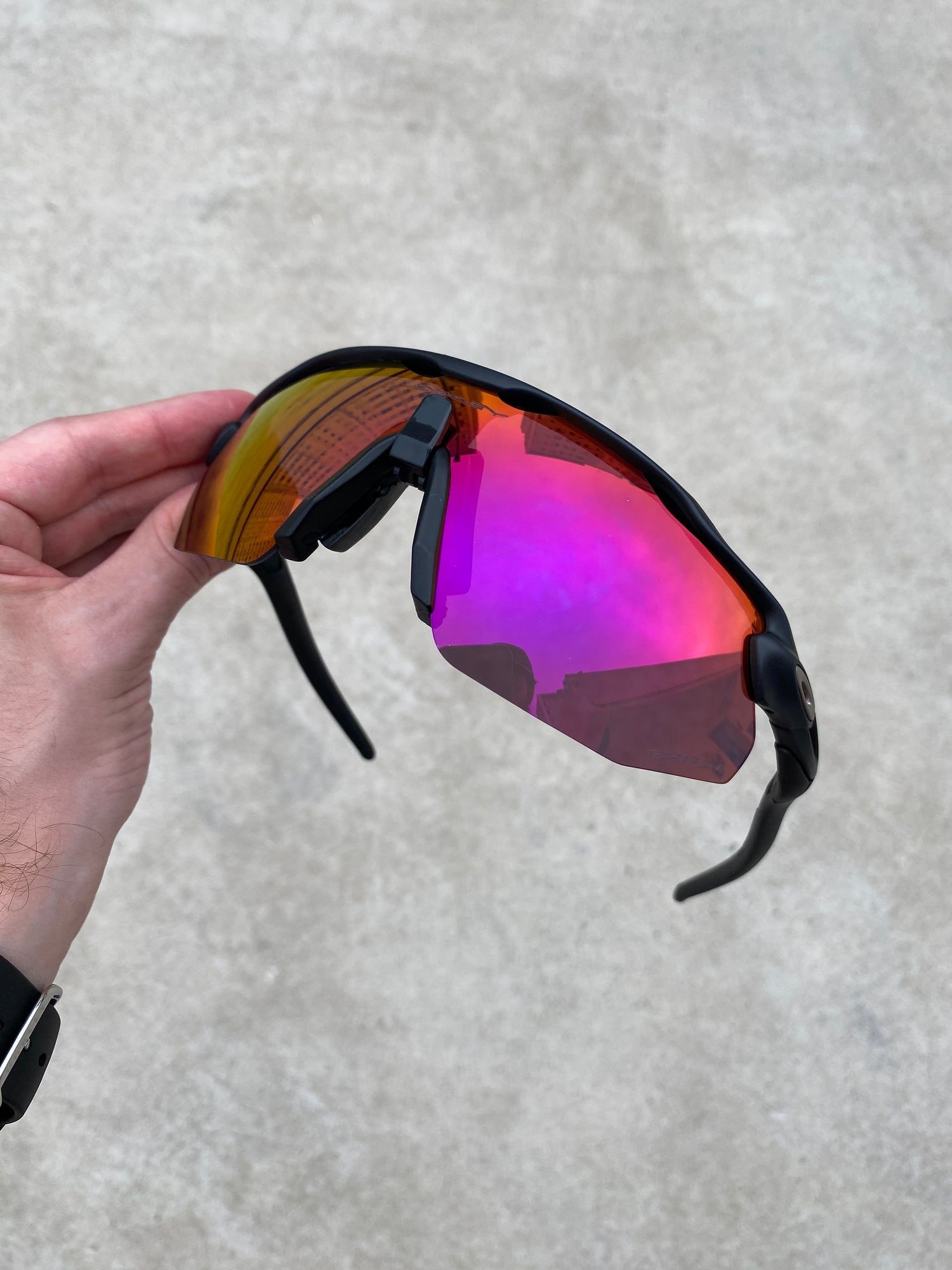 Óculos de Sol Radar Ev Advancer Preta Dark Ruby
