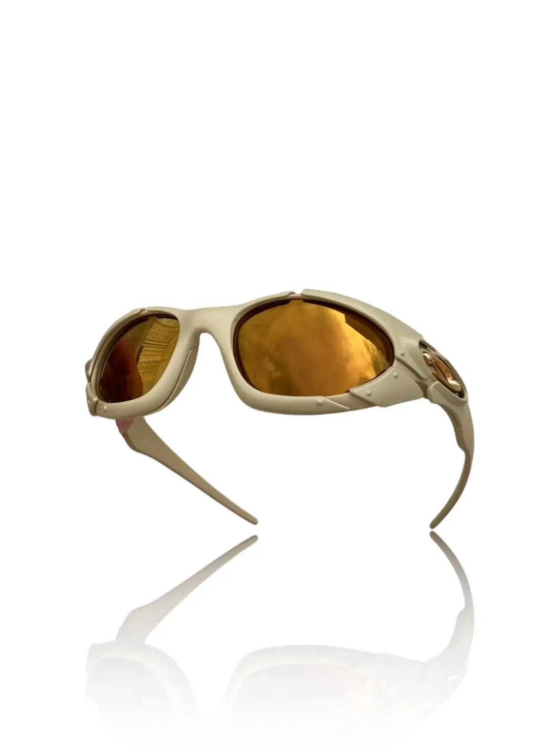 Óculos de Sol Plate Matte Bone Gold Café