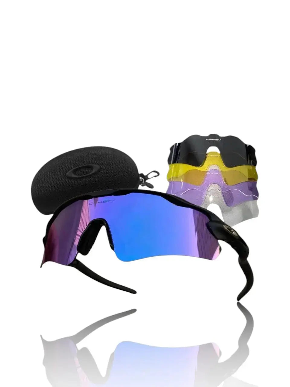 Óculos de Sol Radar EV Preta Sapphire + Kit